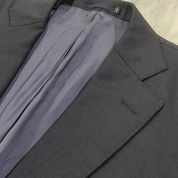 40R Men's SUITSUPPLY Wool Lazio Blazer Slim Fit Vitale Barberis Blue Sport Coat